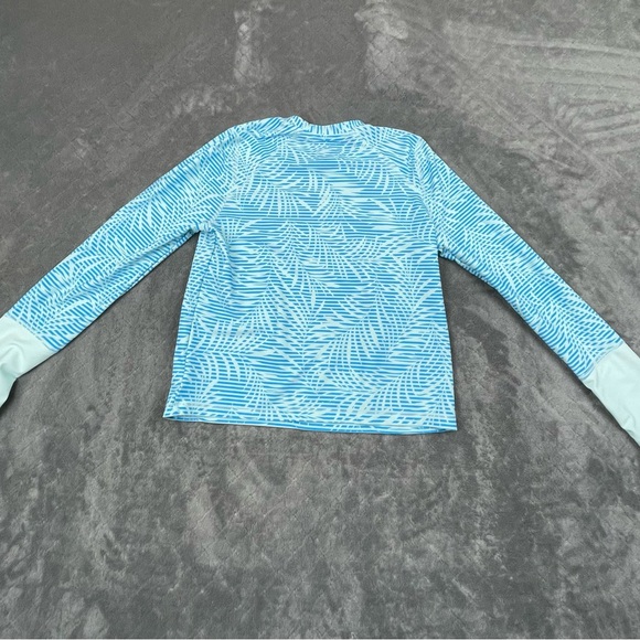 Athleta Kids 14 Blue Swim Rash Guard - Picture 4 of 5